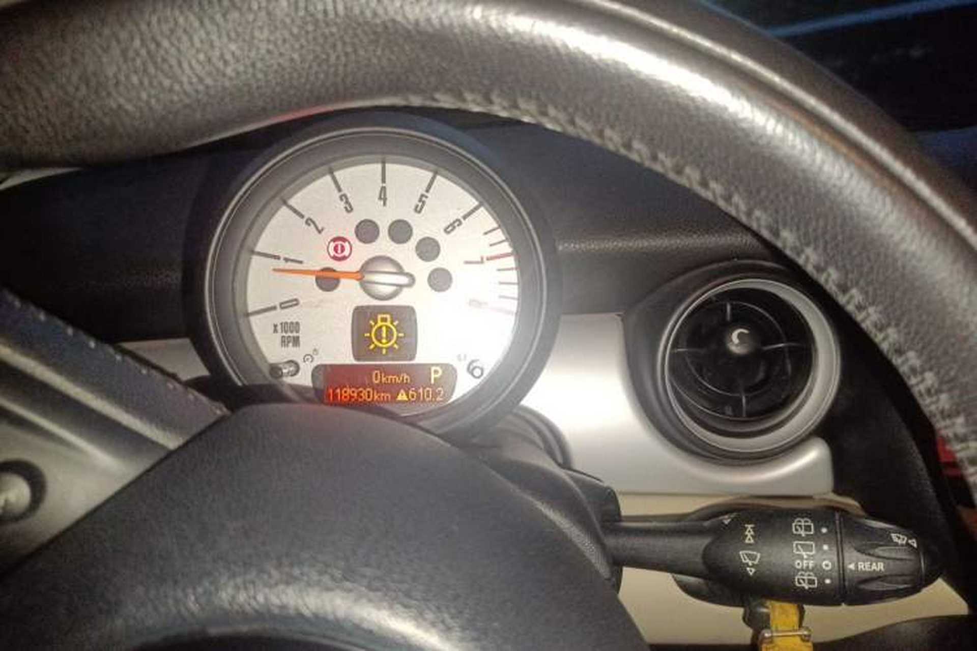 Used MINI 2011 1.6L COOPER Excitement Odometer Close Up