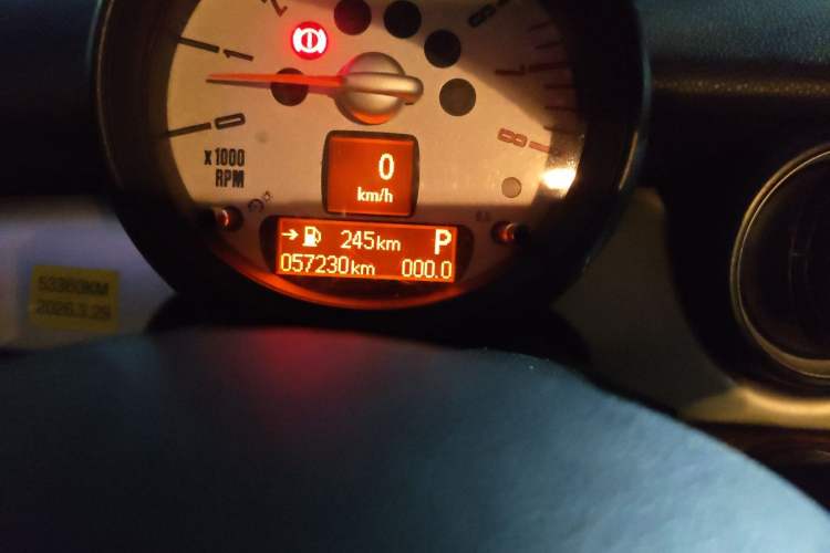 Used MINI 2011 1.6L COOPER Fun Odometer Close Up