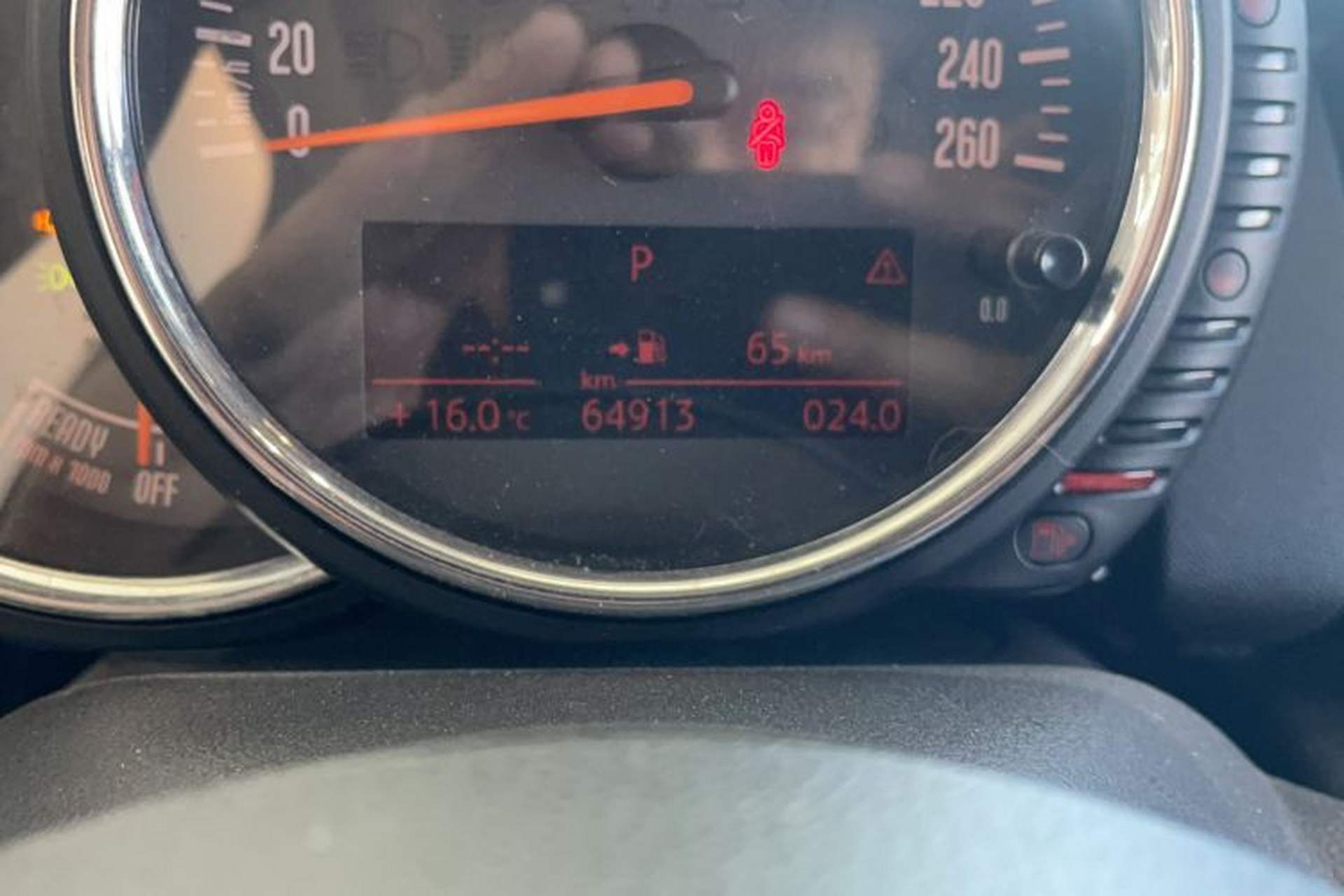 Used MINI 2016 1.2T ONE Pioneer Edition Odometer Close Up