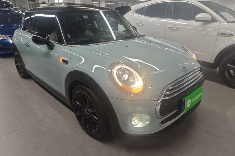Used MINI 2017 1.5T COOPER Limited Edition in Ice Blue Front Right 45 Deg