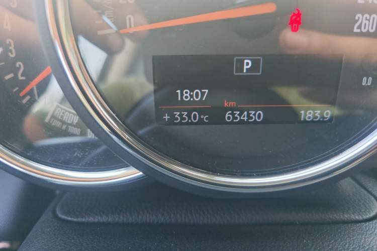 Used MINI 2019 2.0T COOPER S 60th Anniversary Edition Odometer Close Up