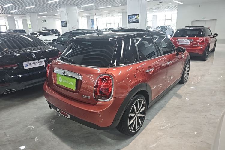 Used MINI 2020 1.5T COOPER Five-Door Midnight Red Limited Edition Rear Right 45 Deg
