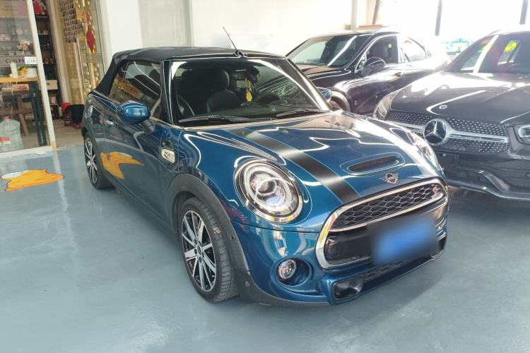 Used MINI 2021 2.0T COOPER S CABRIO Sidewalk Front Right 45 Deg