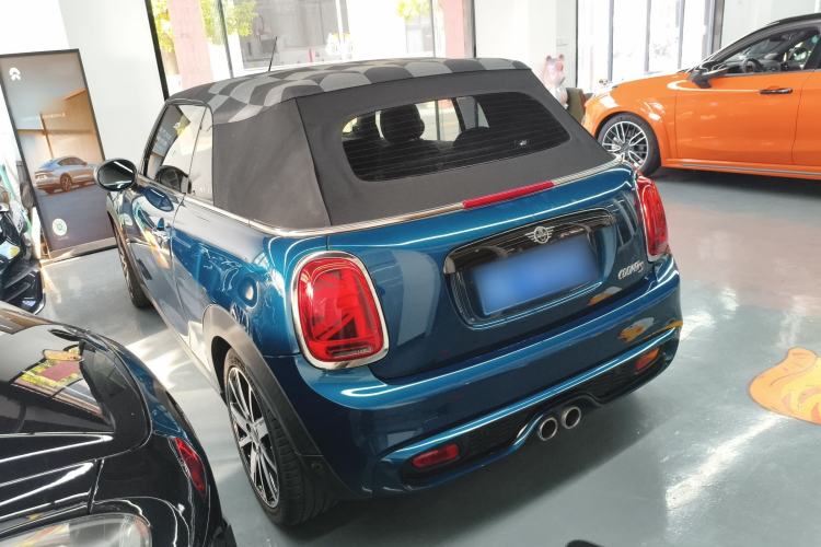 Used MINI 2021 2.0T COOPER S CABRIO Sidewalk Rear Left 45 Deg