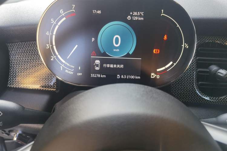 Used MINI 2021 1.5T COOPER Classic Edition Odometer Close Up
