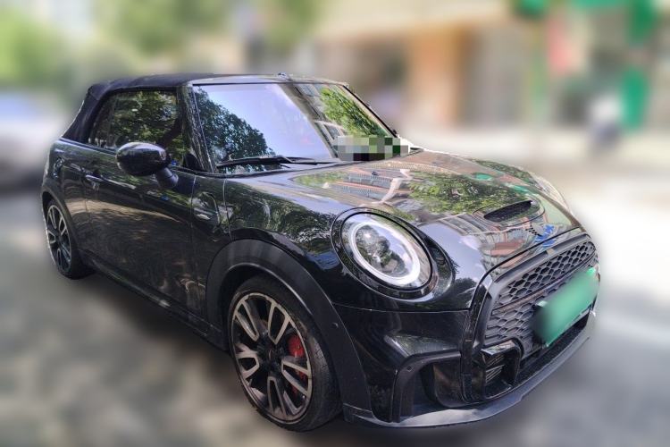Used MINI 2022 2.0T COOPER S CABRIO Black Badge Special Edition Front Right 45 Deg