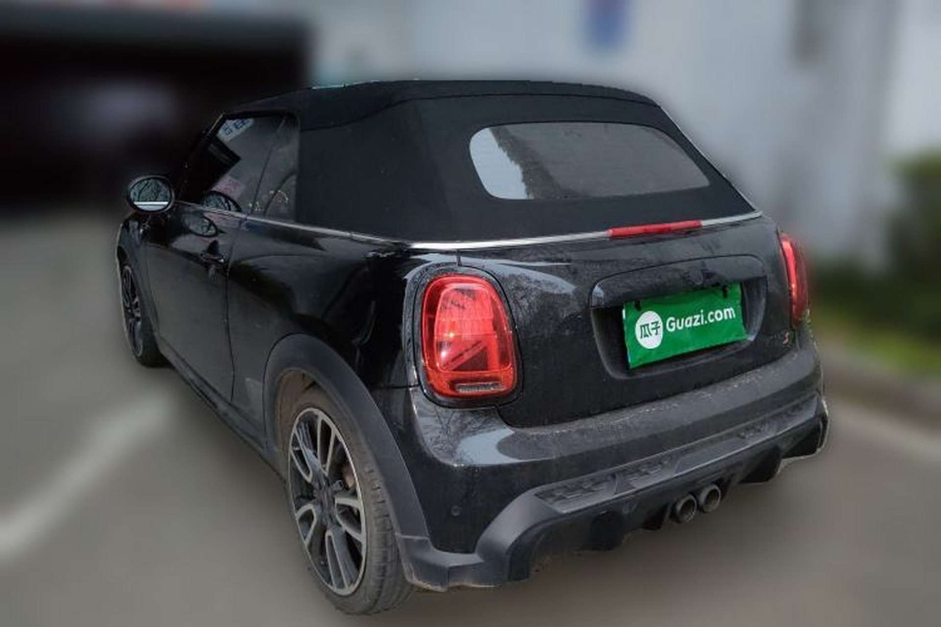 Used MINI 2022 2.0T COOPER S CABRIO Black Badge Special Edition Rear Left 45 Deg