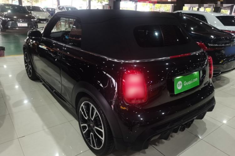 Used MINI 2022 2.0T COOPER S CABRIO Black Badge Special Edition Rear Left 45 Deg