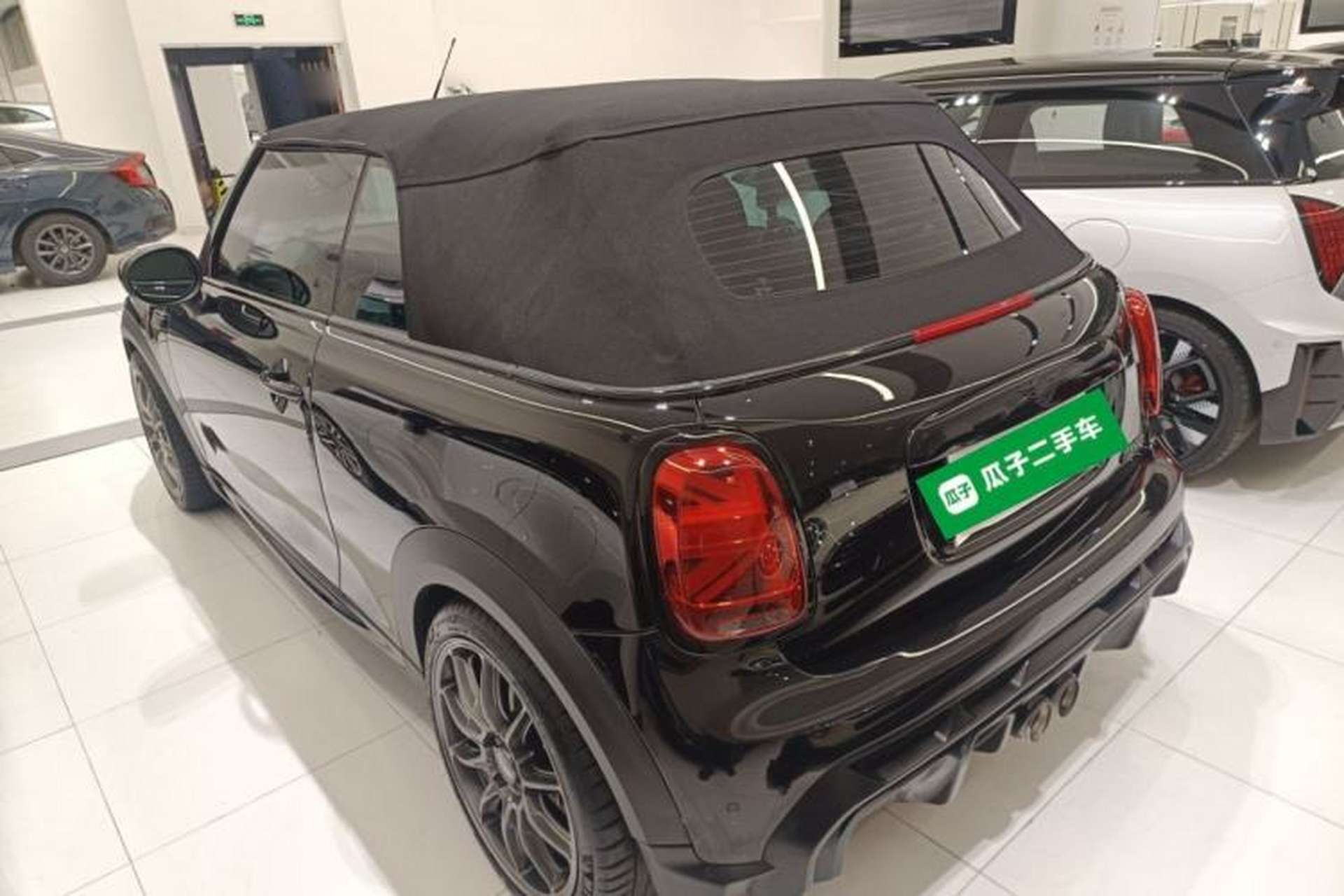 Used MINI 2022 1.5T COOPER CABRIO Black Badge Special Edition Rear Left 45 Deg