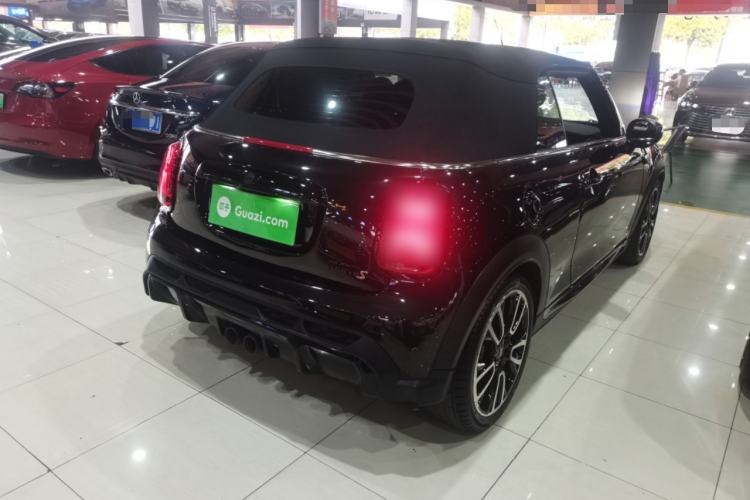 Used MINI 2022 2.0T COOPER S CABRIO Black Badge Special Edition Rear Right 45 Deg