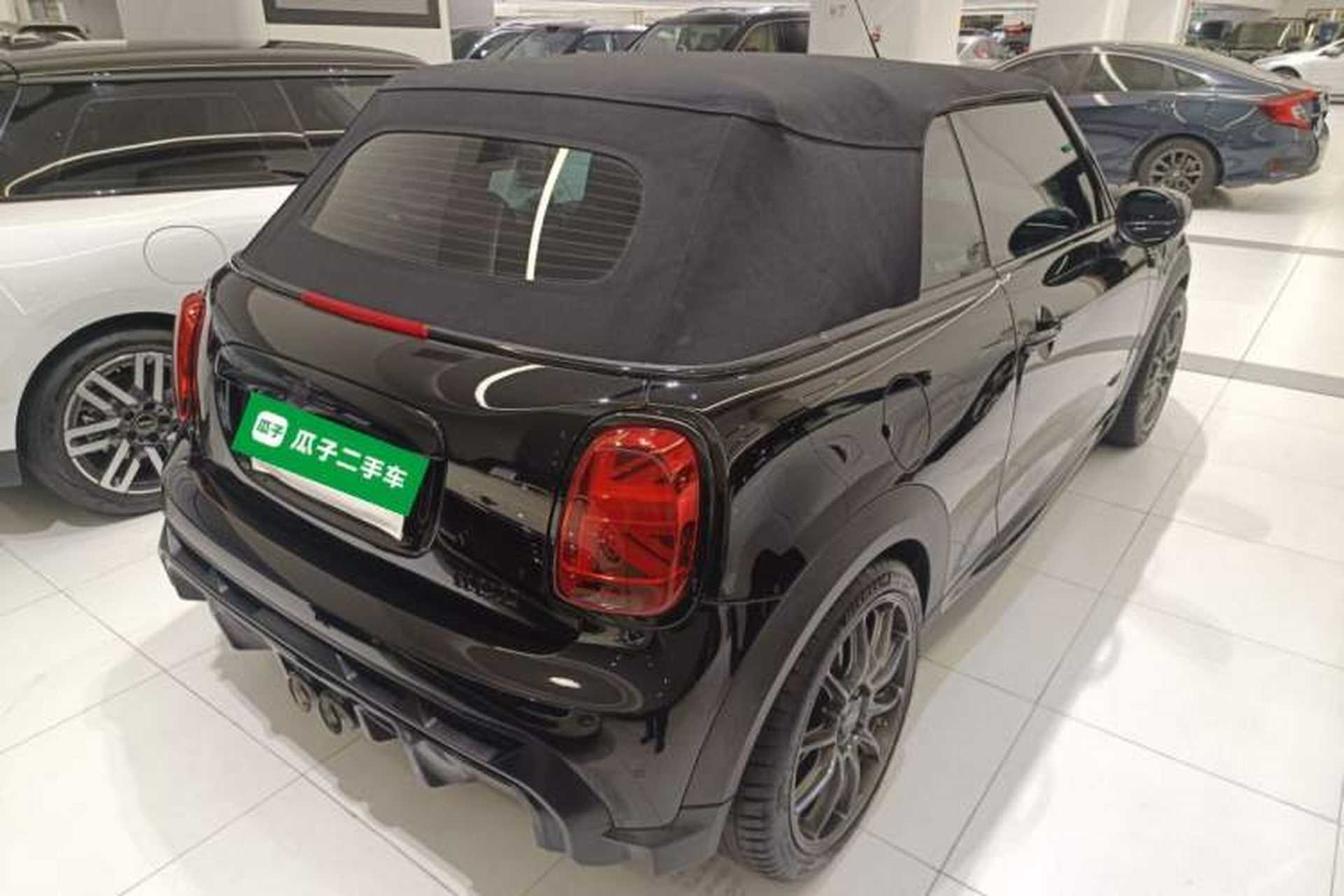 Used MINI 2022 1.5T COOPER CABRIO Black Badge Special Edition Rear Right 45 Deg