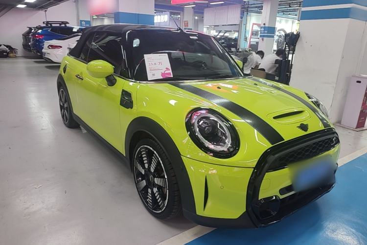 Used MINI 2022 2.0T COOPER S CABRIO Sidewalk Front Right 45 Deg