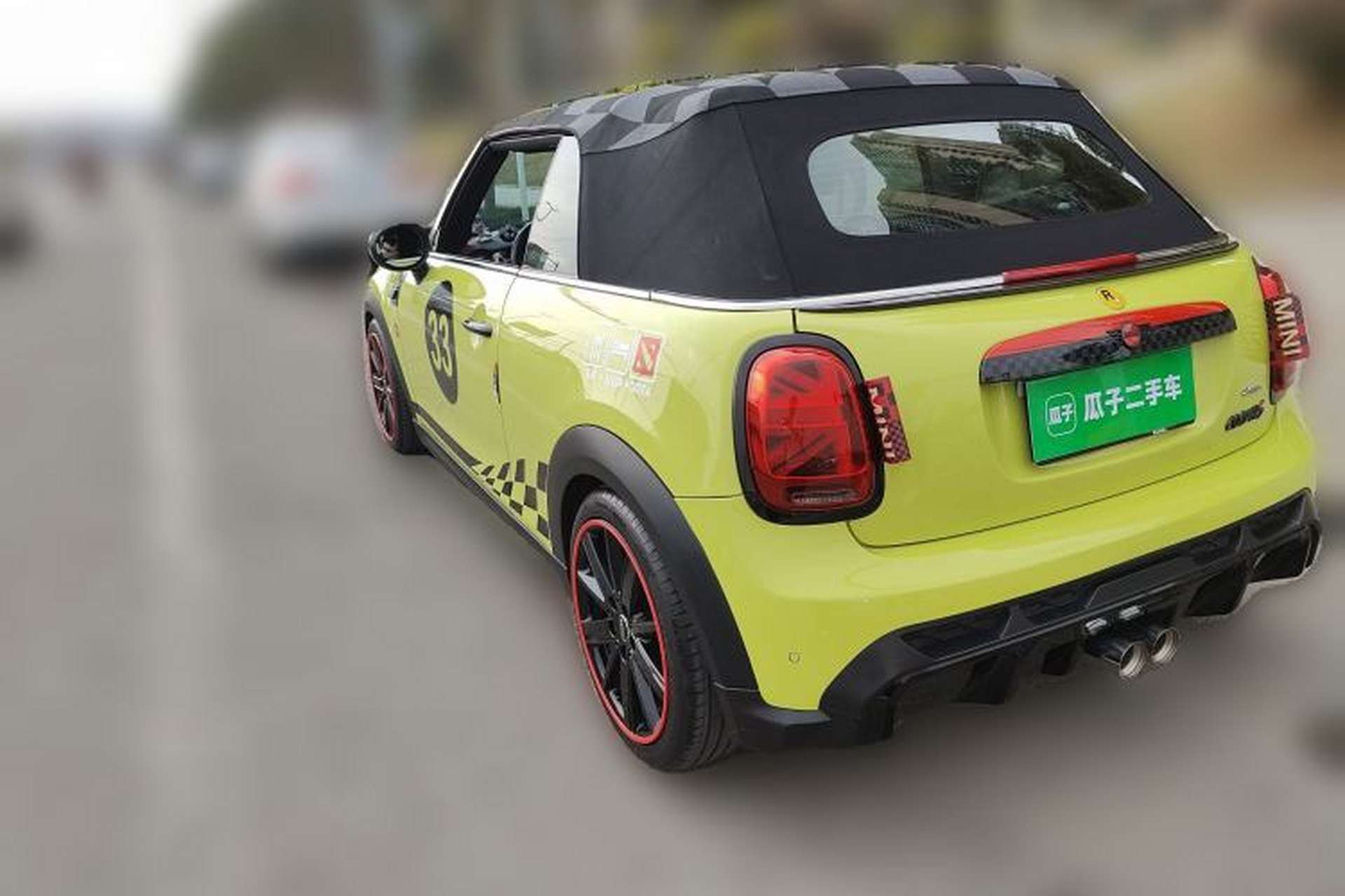 Used MINI 2022 Updated 1.5T COOPER CABRIO Sidewalk Rear Left 45 Deg