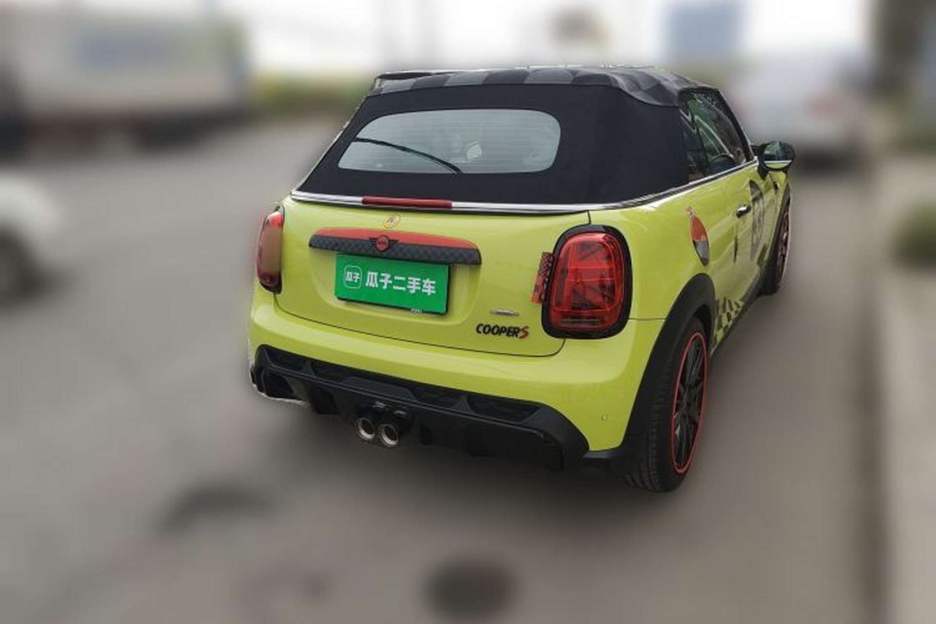 Used MINI 2022 Updated 1.5T COOPER CABRIO Sidewalk Rear Right 45 Deg