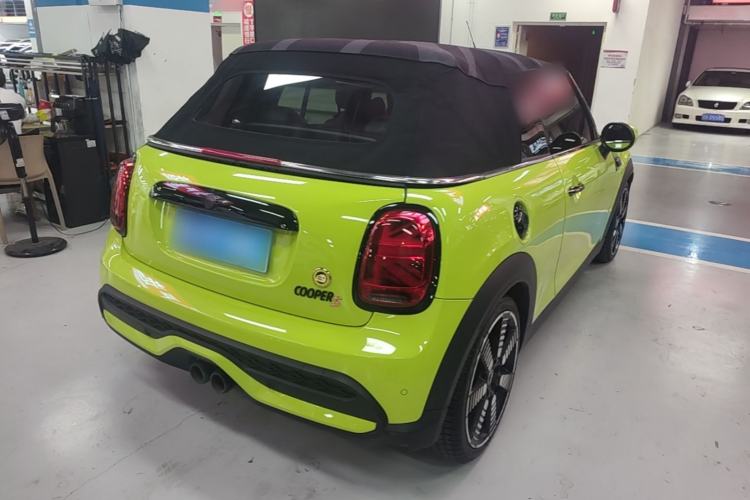 Used MINI 2022 2.0T COOPER S CABRIO Sidewalk Rear Right 45 Deg
