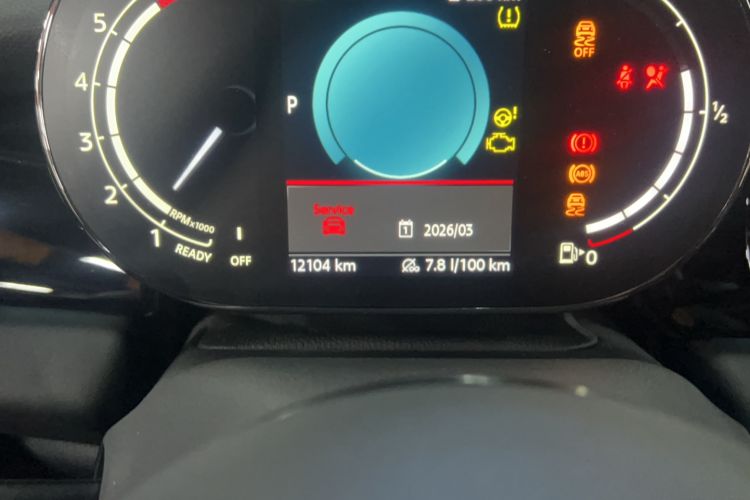 Used MINI 2023 Updated 2.0T COOPER S Racing Driver Odometer Close Up