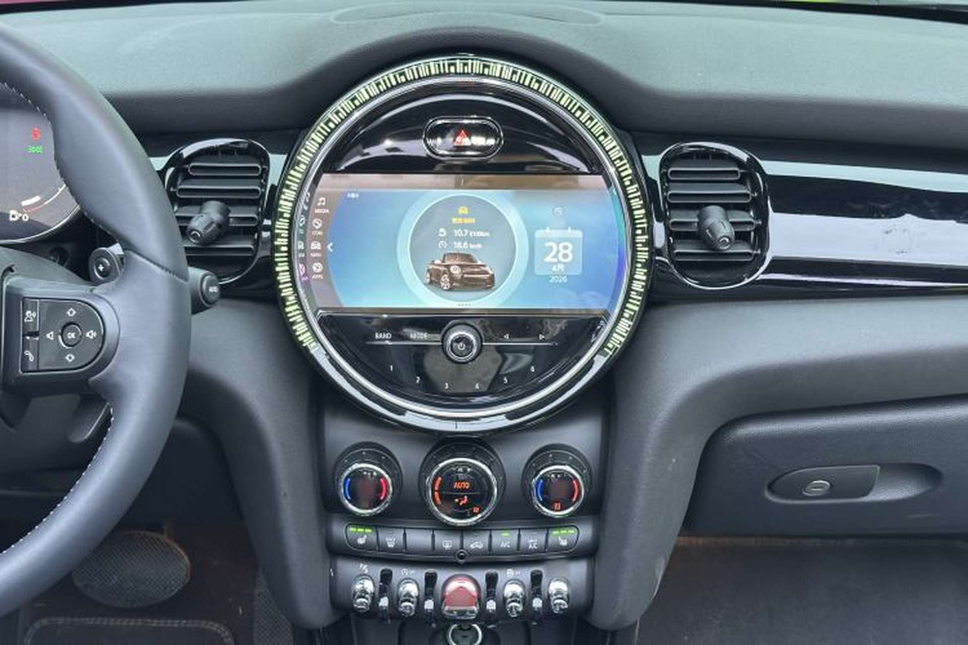 Used MINI 2023 Second Facelift 2.0T COOPER S CABRIO Artist Audio And AC Panel