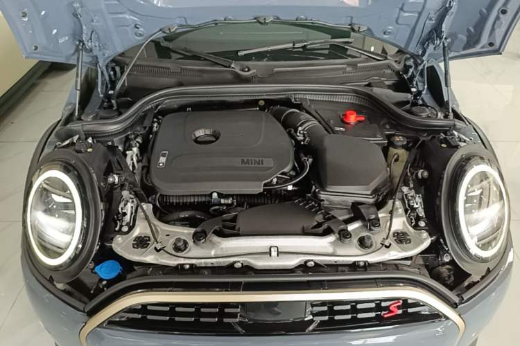 Used MINI 2025 2.0T COOPER S CABRIO Limited Edition Daylight Stardust Color Engine Bay