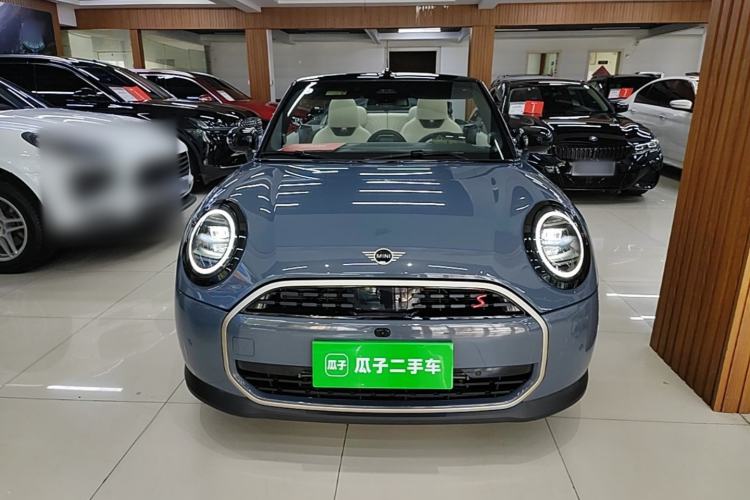 Used MINI 2025 2.0T COOPER S CABRIO Limited Edition Daylight Stardust Color Front