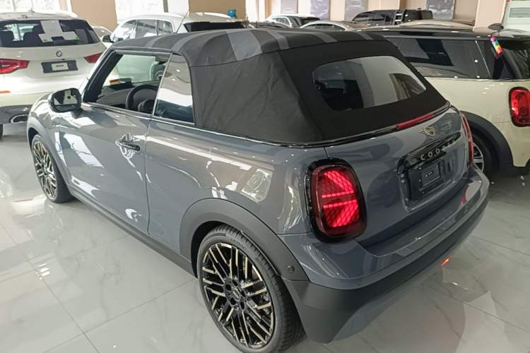 Used MINI 2025 2.0T COOPER S CABRIO Limited Edition Daylight Stardust Color Rear Left 45 Deg