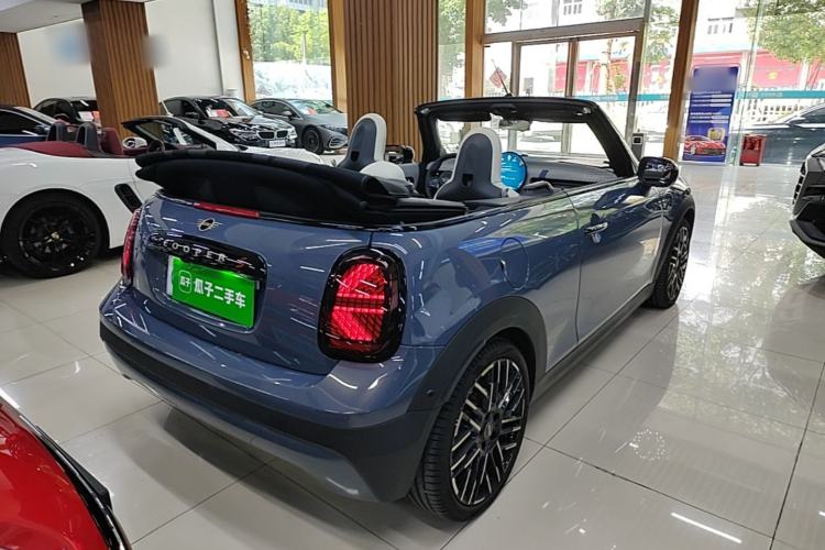 Used MINI 2025 2.0T COOPER S CABRIO Limited Edition Daylight Stardust Color Rear Right 45 Deg
