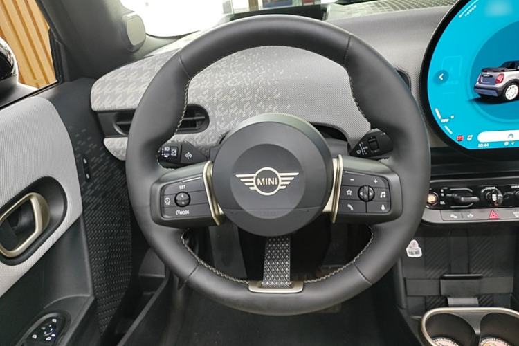 Used MINI 2025 2.0T COOPER S CABRIO Limited Edition Daylight Stardust Color Steering Wheel