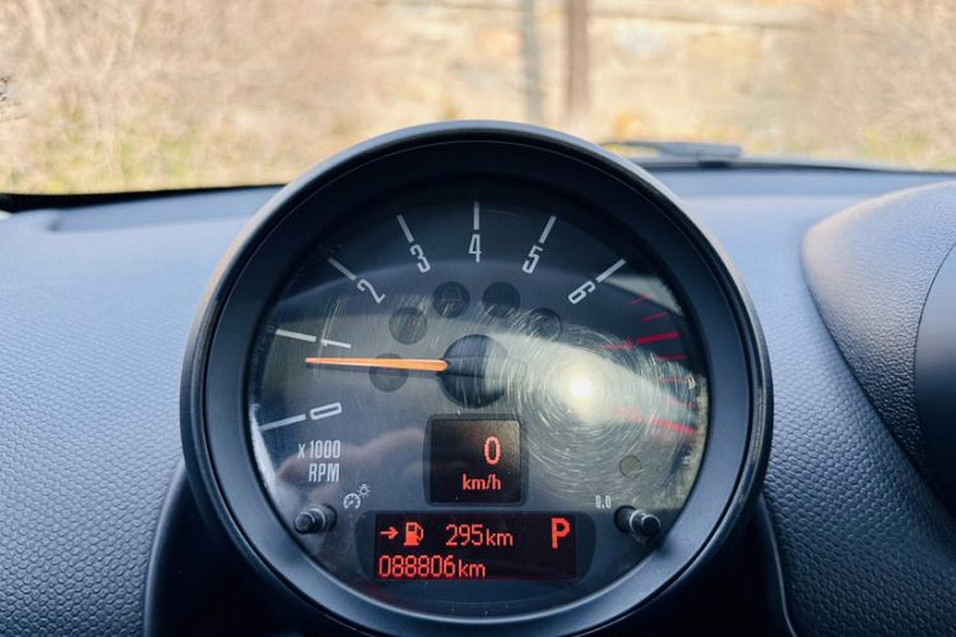 Used MINI Paceman 2014 1.6L COOPER Odometer Close Up