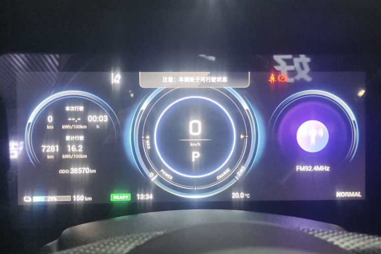 Used Mitsubishi AIRTREK 2022 Hardcore Edition Odometer Close Up
