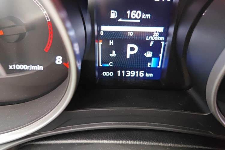 Used Mitsubishi ASX 2011 2.0 L Two-Wheel Drive XuanYi Version Odometer Close Up