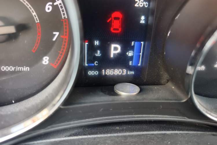 Used Mitsubishi ASX 2011 2.0 L Two-Wheel Drive XuanYi Version Odometer Close Up