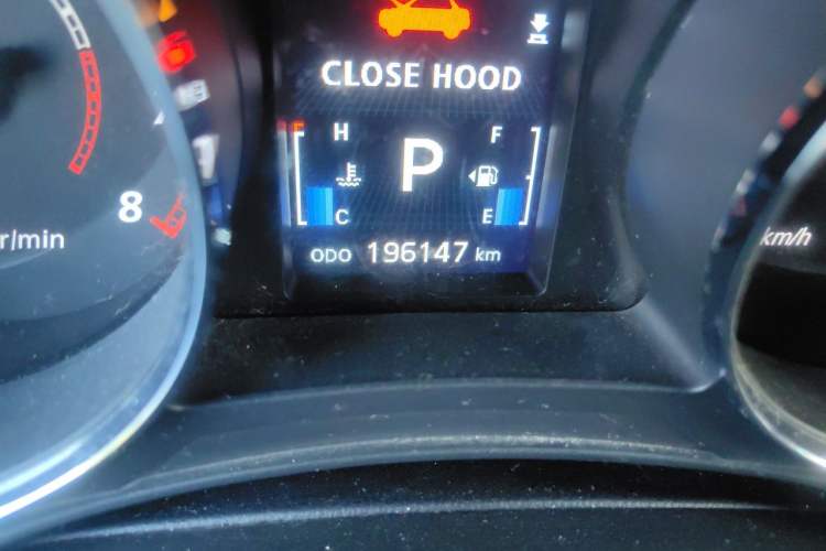 Used Mitsubishi ASX 2012 2.0 LUXURY Two-Wheel Drive with Navigation Odometer Close Up