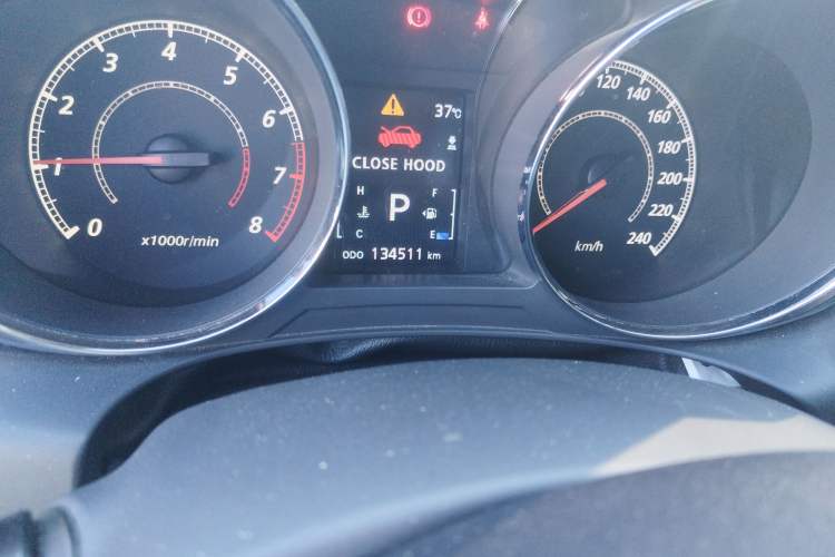 Used Mitsubishi ASX 2012 2.0 LUXURY Two-Wheel Drive with Navigation Odometer Close Up