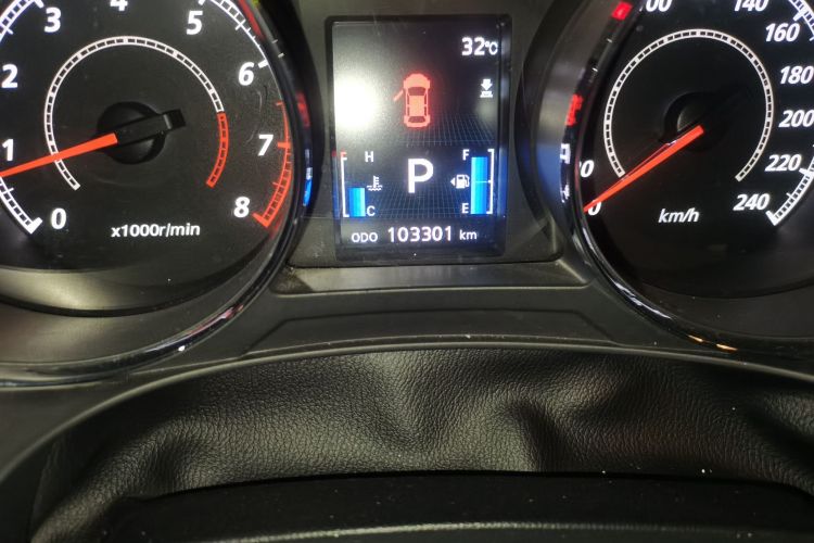 Used Mitsubishi ASX 2012 2.0 LUXURY Two-Wheel Drive with Navigation Odometer Close Up