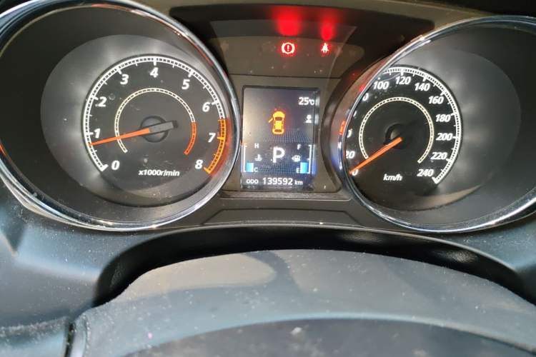 Used Mitsubishi ASX 2012 2.0 LUXURY Two-Wheel Drive with Navigation Odometer Close Up