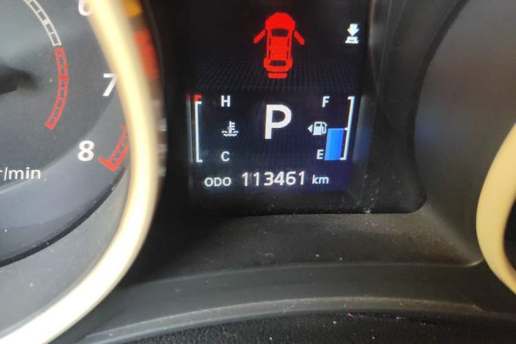 Used Mitsubishi ASX 2013 2.0L CVT Four-Wheel Drive Premium Edition Odometer Close Up