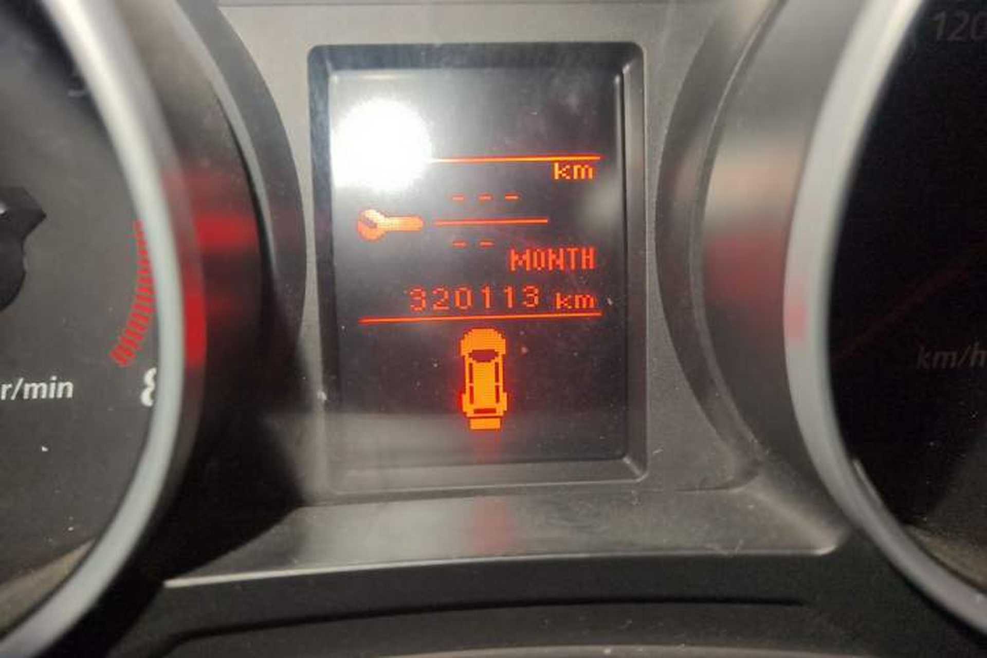 Used Mitsubishi ASX 2013 2.0L CVT Two-Wheel Drive Elite Edition Odometer Close Up