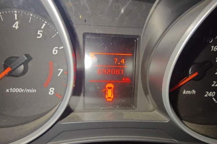 Used Mitsubishi ASX 2013 1.6L Manual Two-Wheel Drive Standard Edition Odometer Close Up
