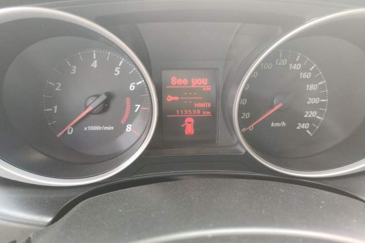 Used Mitsubishi ASX 2013 2.0L Manual Two-Wheel Drive Comfort Edition Odometer Close Up