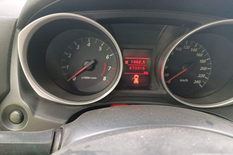 Used Mitsubishi ASX 2013 1.6L Manual Two-Wheel Drive Standard Edition Odometer Close Up