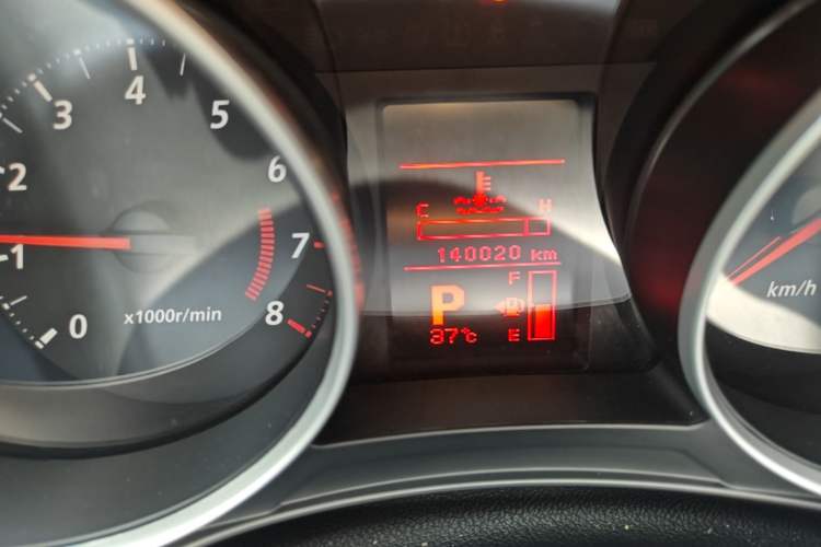 Used Mitsubishi ASX 2013 2.0L CVT Two-Wheel Drive Elite Edition Odometer Close Up
