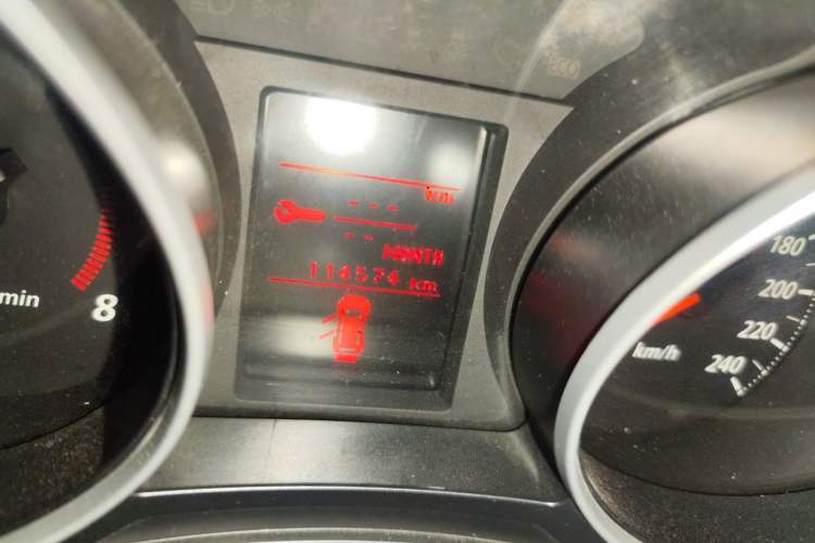 Used Mitsubishi ASX 2013 2.0L Manual Two-Wheel Drive Comfort Edition Odometer Close Up
