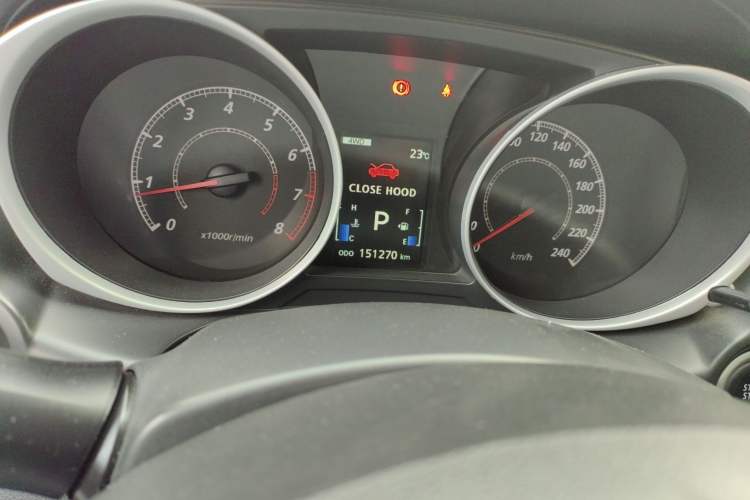 Used Mitsubishi ASX 2013 2.0L CVT Four-Wheel Drive Premium Edition Odometer Close Up