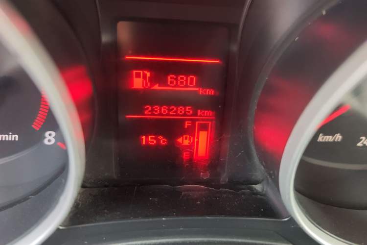 Used Mitsubishi ASX 2013 2.0L Manual Two-Wheel Drive Comfort Edition Odometer Close Up