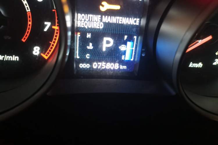 Used Mitsubishi ASX 2013 2.0L CVT Two-Wheel Drive Luxury Edition Odometer Close Up