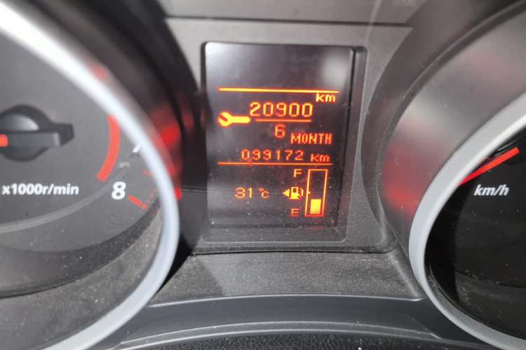 Used Mitsubishi ASX 2013 2.0L Manual Two-Wheel Drive Comfort Edition Odometer Close Up