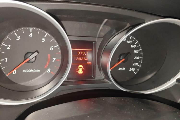 Used Mitsubishi ASX 2013 1.6L Manual Two-Wheel Drive Standard Edition Odometer Close Up