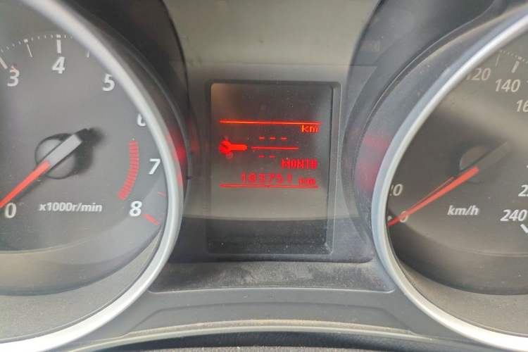 Used Mitsubishi ASX 2013 2.0L CVT Two-Wheel Drive Elite Edition Odometer Close Up