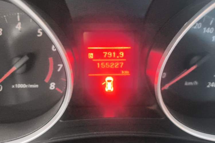 Used Mitsubishi ASX 2013 1.6L Manual Two-Wheel Drive Standard Edition Odometer Close Up