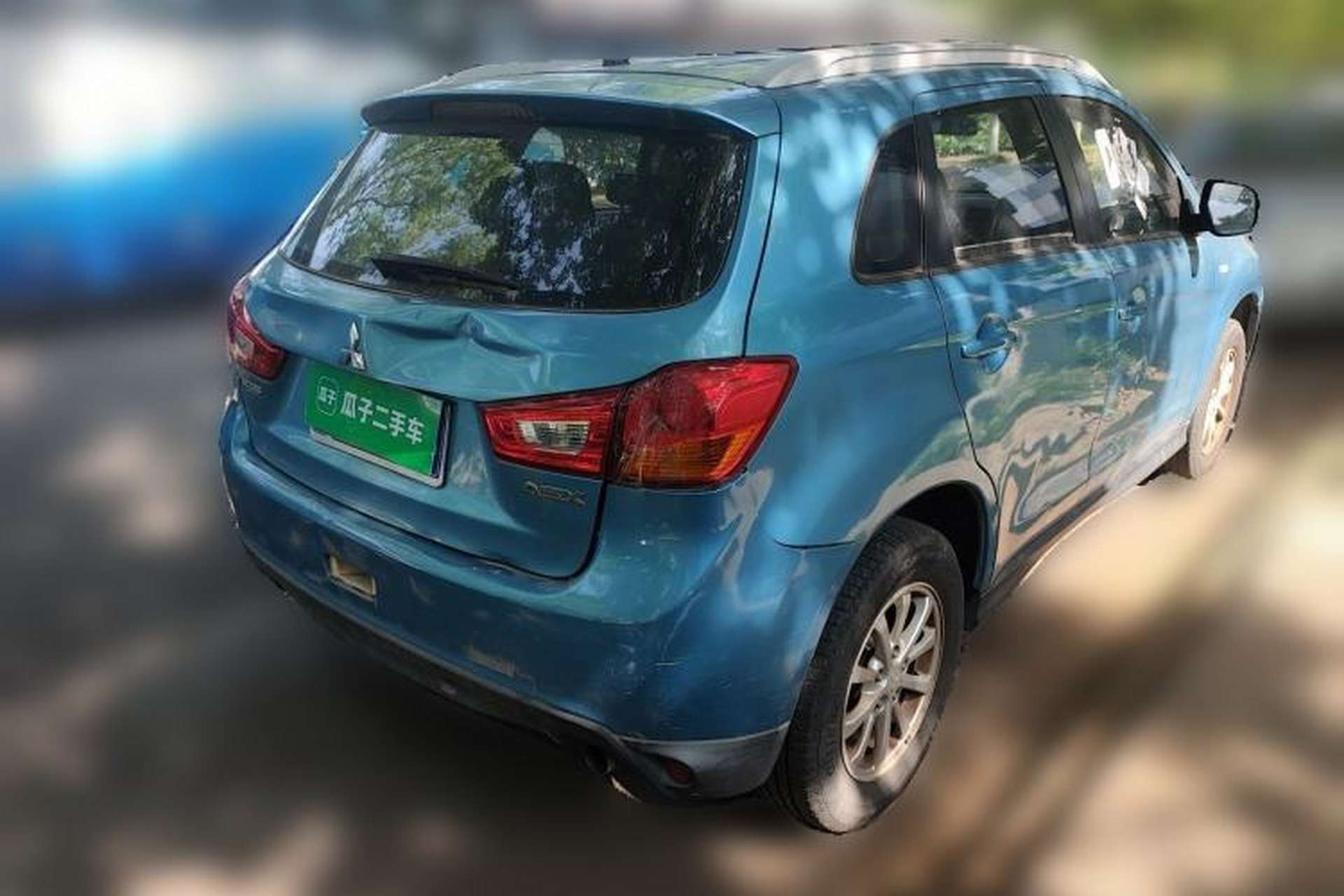 Used Mitsubishi ASX 2013 1.6L Manual Two-Wheel Drive Standard Edition Rear Right 45 Deg