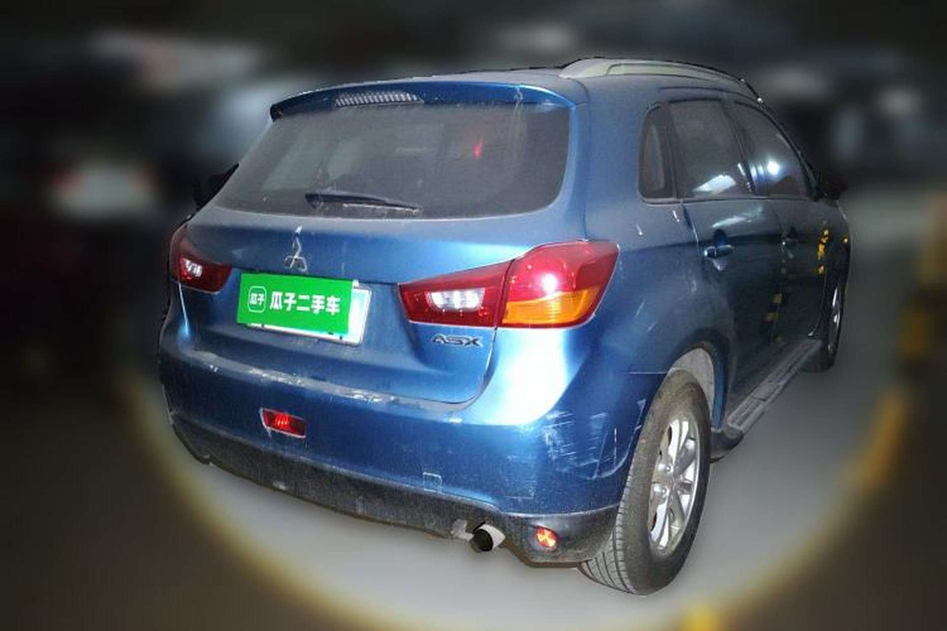 Used Mitsubishi ASX 2013 2.0L CVT Two-Wheel Drive Elite Edition Rear Right 45 Deg